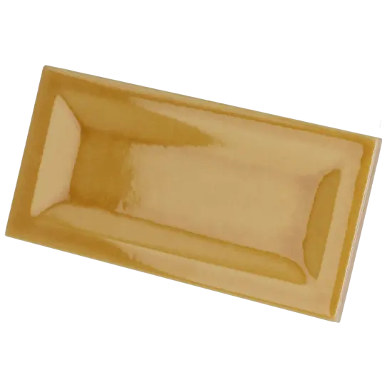 Carrelage Evolution Inmetro Amber 7,5x15 cm - vue latérale du carreau