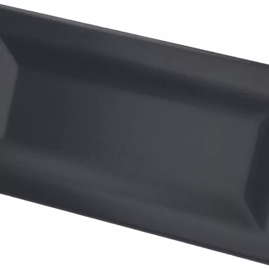 Carrelage Evolution Inmetro Black Mat 7,5x15 cm - vue latérale du carreau