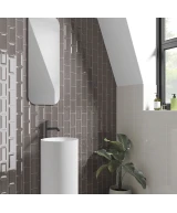 Carrelage Evolution Inmetro Dark Grey 7,5x15 cm - vue d’ambiance