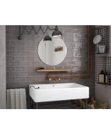 Carrelage Evolution Inmetro Dark Grey 7,5x15 cm - vue d’ambiance 2