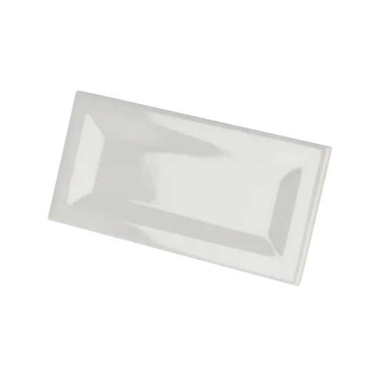 Carrelage Evolution Inmetro Light Grey 7,5x15 cm - vue latérale du carreau