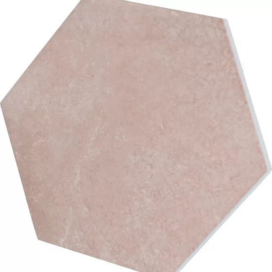Carrelage Heritage Rose 17,5x20 cm - vue latérale du carreau