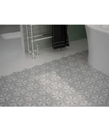 Carrelage Hexatile Nature B&W 17,5x20 cm - vue d’ambiance 3