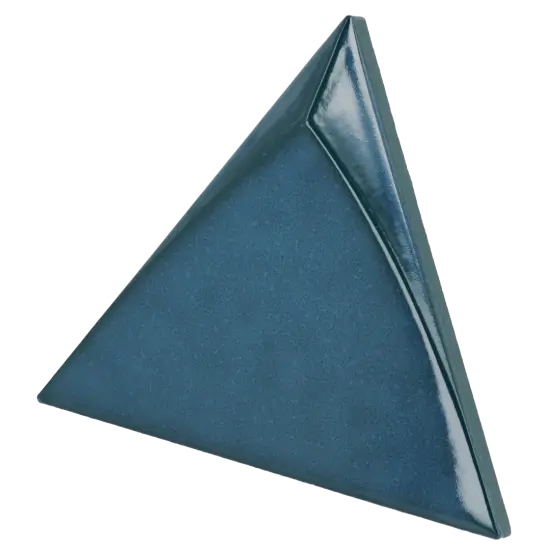 Carrelage Tirol Electric Blue 10,8x12,4 cm - vue latérale du carreau