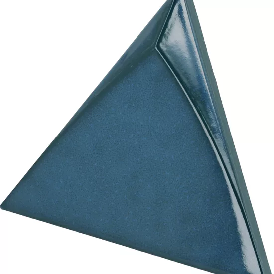 Carrelage Tirol Electric Blue 10,8x12,4 cm - vue latérale du carreau