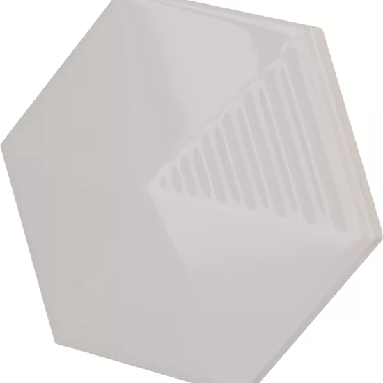 Carrelage Umbrella Light Grey 12,4x10,7 cm - vue latérale du carreau