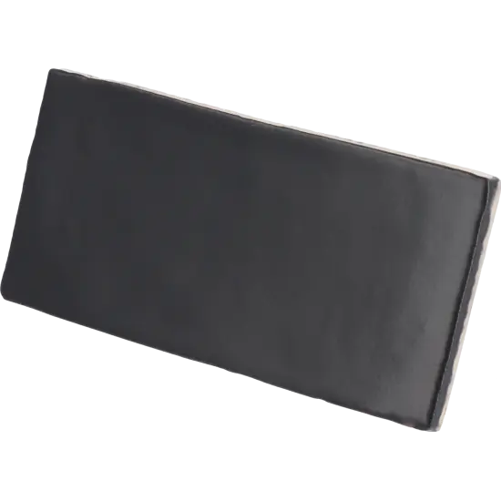 Carrelage Masía Negro Mate 7,5x15 cm - détail du carreau