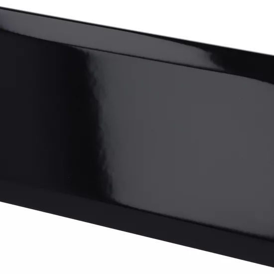 Carrelage Metro Black 10x20 cm - détail du carreau