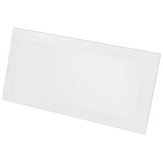 Carrelage Metro White Mat 10x20 cm - détail du carreau