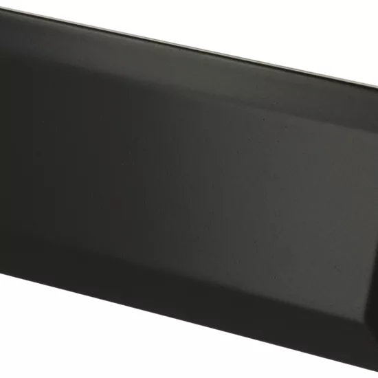 Carrelage Metro Black Mat 7,5x15 cm - détail du carreau
