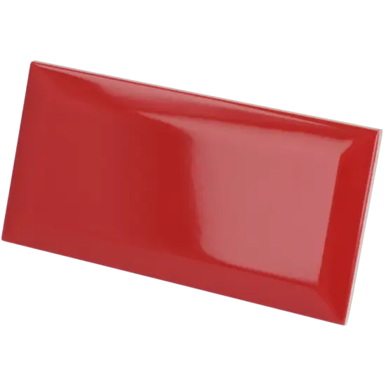Carrelage Metro Rosso 7,5x15 cm - détail du carreau