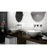 Carrelage Metro Black 7,5x30 cm - vue d’ambiance