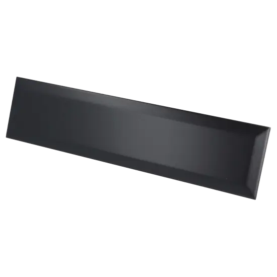 Carrelage Metro Black Mat 7,5x30 cm - détail du carreau