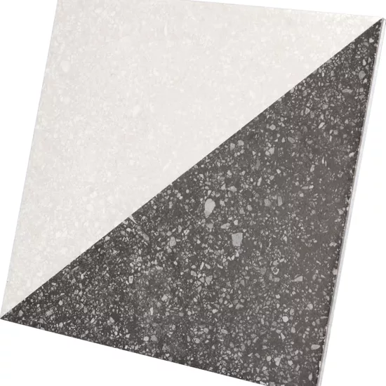 Carrelage Micro Elements Grey 20x20 cm - vue latérale du carreau