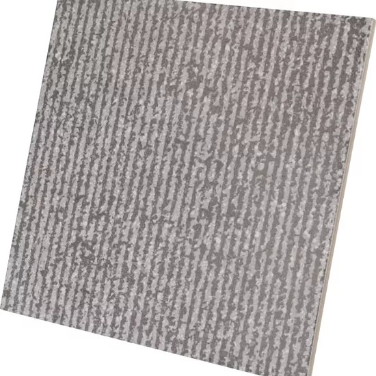 Carrelage Micro Evoke Grey 20x20 cm - vue latérale du carreau