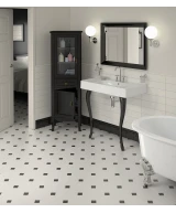 Carrelage Octagon Blanco Mate 20x20 cm - vue d’ambiance 2