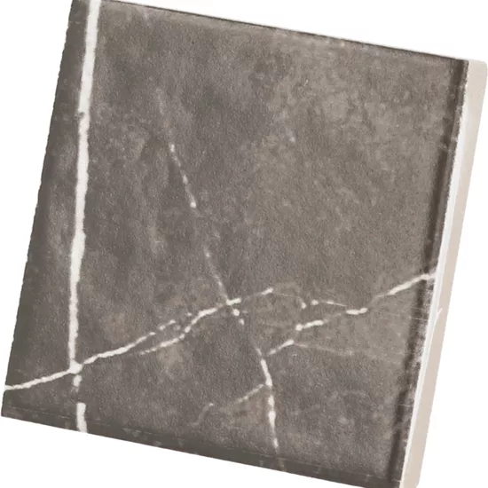 Carrelage Taco Marmol Negro 4,6x4,6 cm - détail du carreau