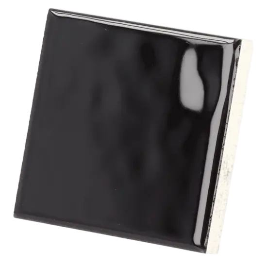 Carrelage Taco Negro Brillo 4,6x4,6 cm - détail du carreau