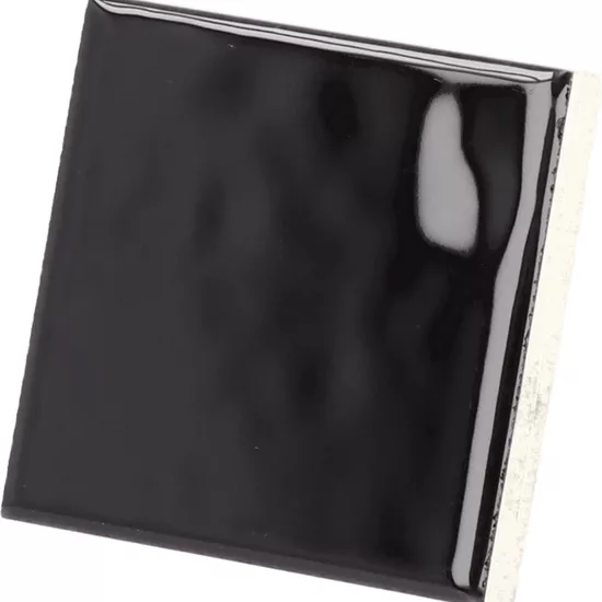 Carrelage Taco Negro Brillo 4,6x4,6 cm - détail du carreau
