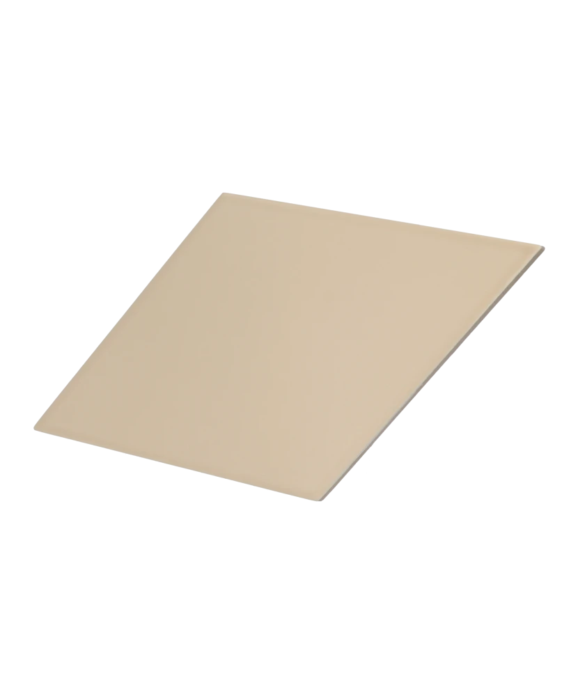 Carrelage Rhombus Smooth Cream Mat 14x24 cm - détail du carreau
