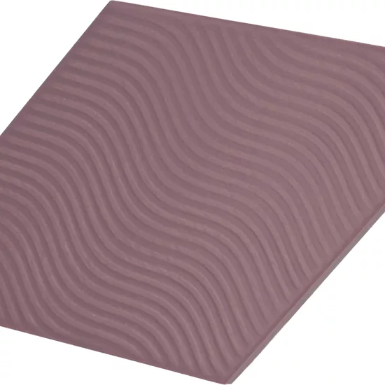 Carrelage Rhombus Violet Mat 14x24 cm - détail du carreau