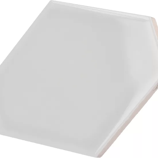Carrelage Scale Benzene Light Grey 10,8x12,4 cm - détail du carreau
