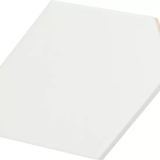 Carrelage Scale Benzene White Mat 10,8x12,4 cm - détail du carreau