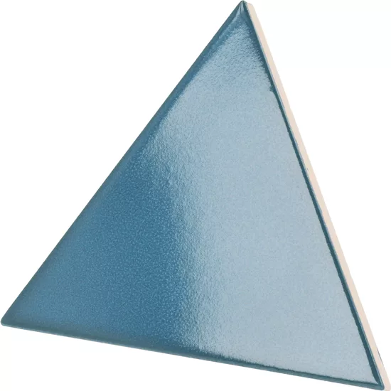 Carrelage Scale Triangolo Electric Blue 10,8x12,4 cm - détail du carreau