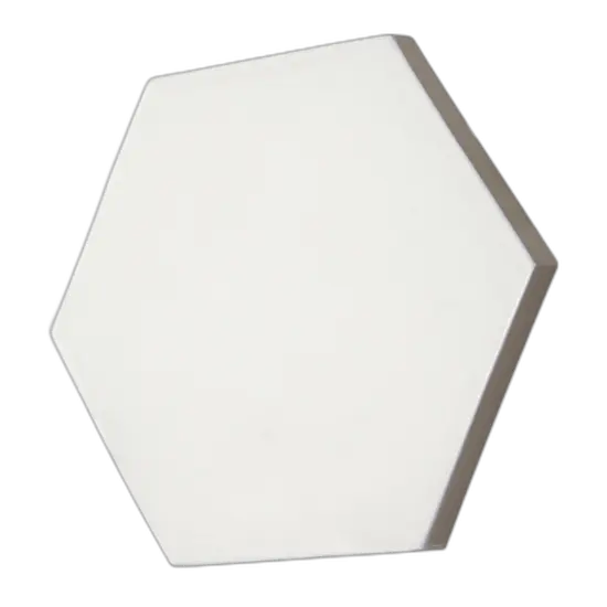 Carrelage Scale Floor White Mat 11,6x10,1 cm - détail du carreau