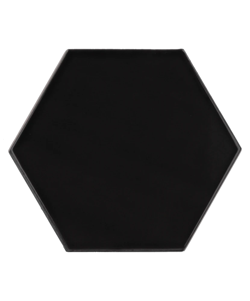 Carrelage Scale Hexagon Black 12,4x10,7 cm - détail du carreau 2