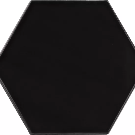 Carrelage Scale Hexagon Black 12,4x10,7 cm - détail du carreau 2