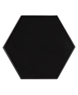Carrelage Scale Hexagon Black 12,4x10,7 cm - détail du carreau 2