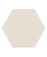 Carrelage Scale Hexagon Cream 12,4x10,7 cm - détail du carreau 2