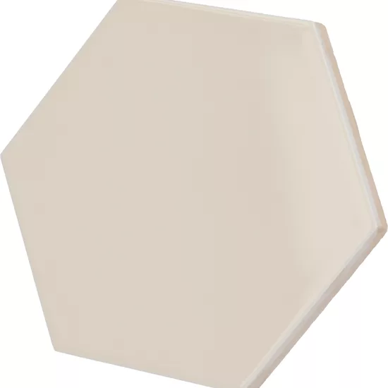Carrelage Scale Hexagon Greige 12,4x10,7 cm - détail du carreau