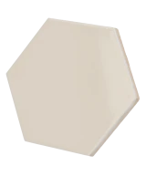 Carrelage Scale Hexagon Greige 12,4x10,7 cm - détail du carreau