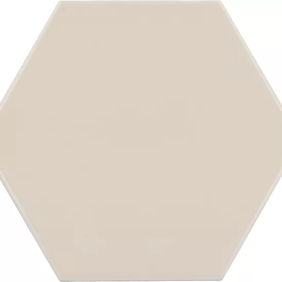 Carrelage Scale Hexagon Greige 12,4x10,7 cm - détail du carreau 2