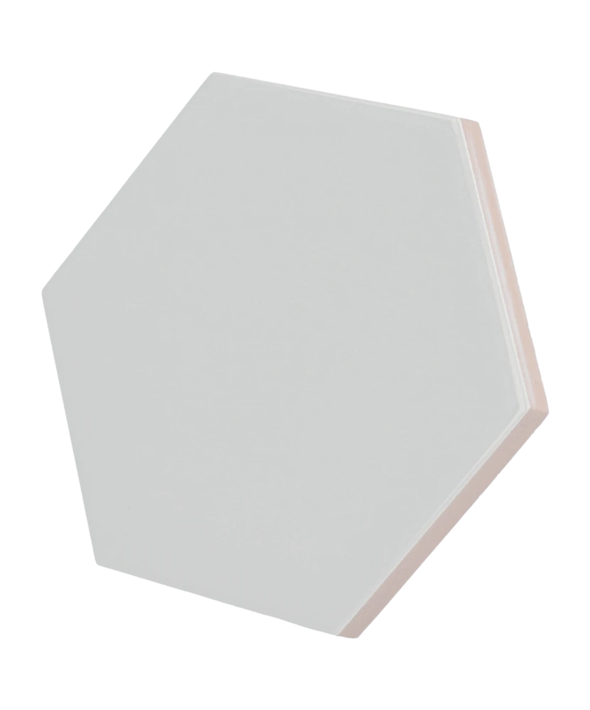 Carrelage Scale Hexagon Light Grey 12,4x10,7 cm - détail du carreau