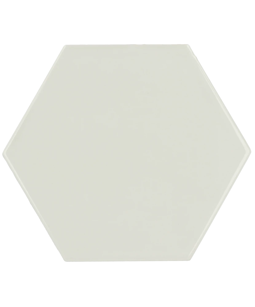 Carrelage Scale Hexagon Mint 12,4x10,7 cm - détail du carreau 2