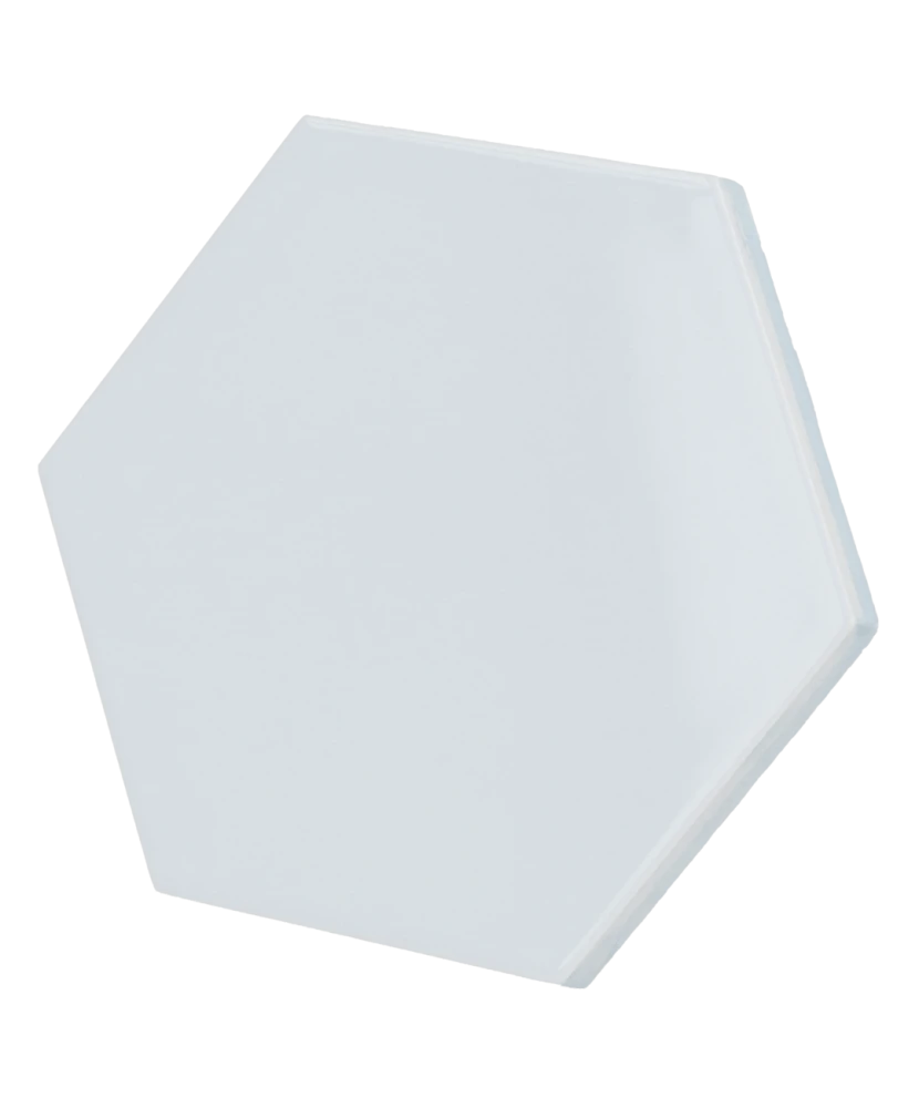 Carrelage Scale Hexagon Sky Blue 12,4x10,7 cm - détail du carreau