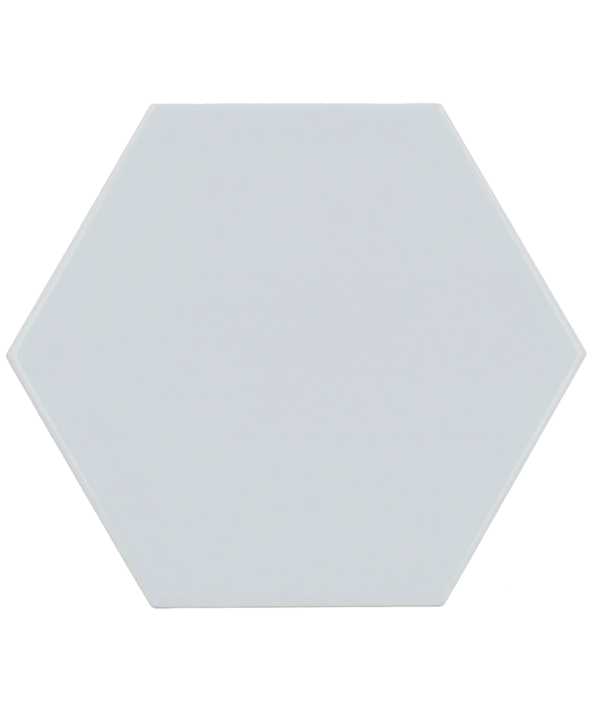 Carrelage Scale Hexagon Sky Blue 12,4x10,7 cm - détail du carreau 2