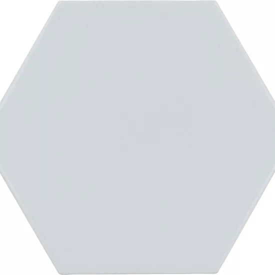 Carrelage Scale Hexagon Sky Blue 12,4x10,7 cm - détail du carreau 2