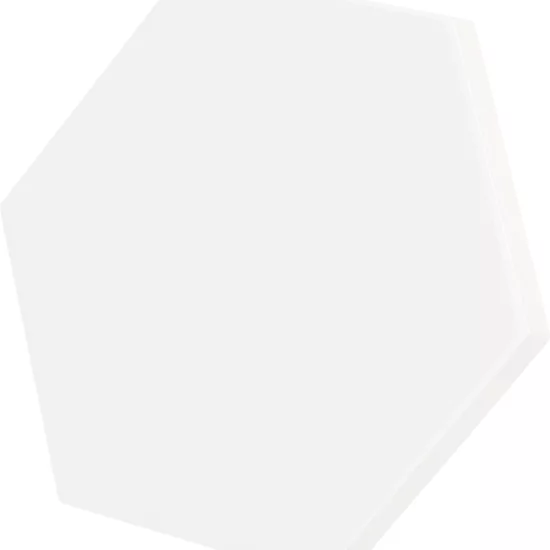 Carrelage Scale Hexagon White 12,4x10,7 cm - détail du carreau