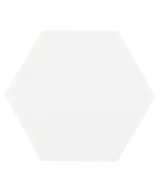 Carrelage Scale Hexagon White 12,4x10,7 cm - détail du carreau 2
