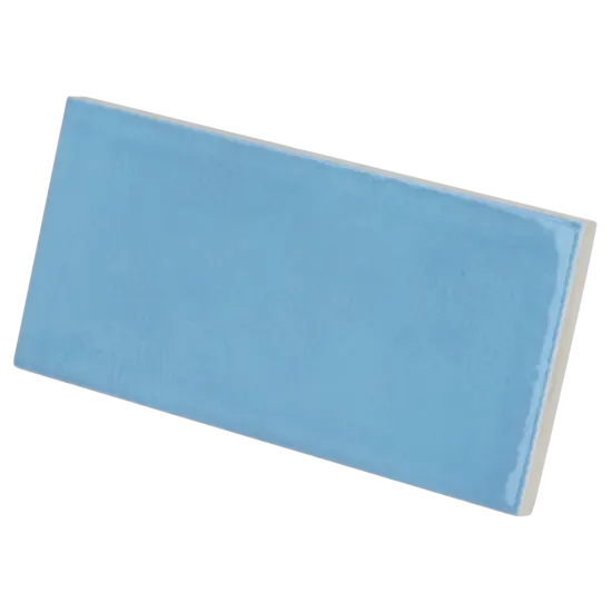 Carrelage Village Azure Blue 6,5x13,2 cm - détail du carreau