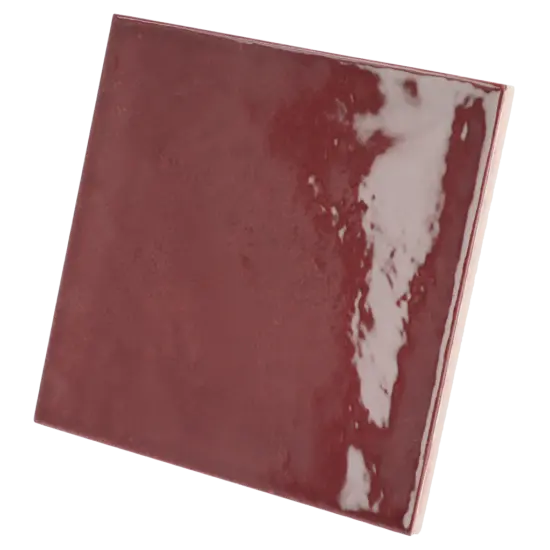 Carrelage Village Aubergine 13,2x13,2 cm - détail du carreau