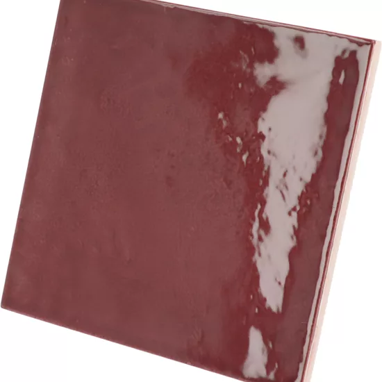 Carrelage Village Aubergine 13,2x13,2 cm - détail du carreau