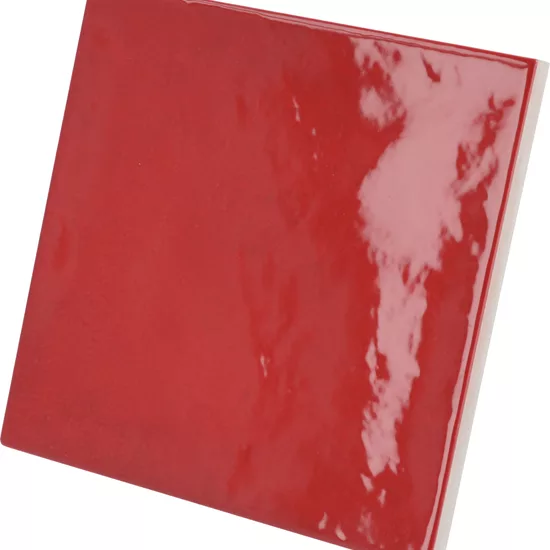 Carrelage Village Volcanic Red 13,2x13,2 cm - détail du carreau