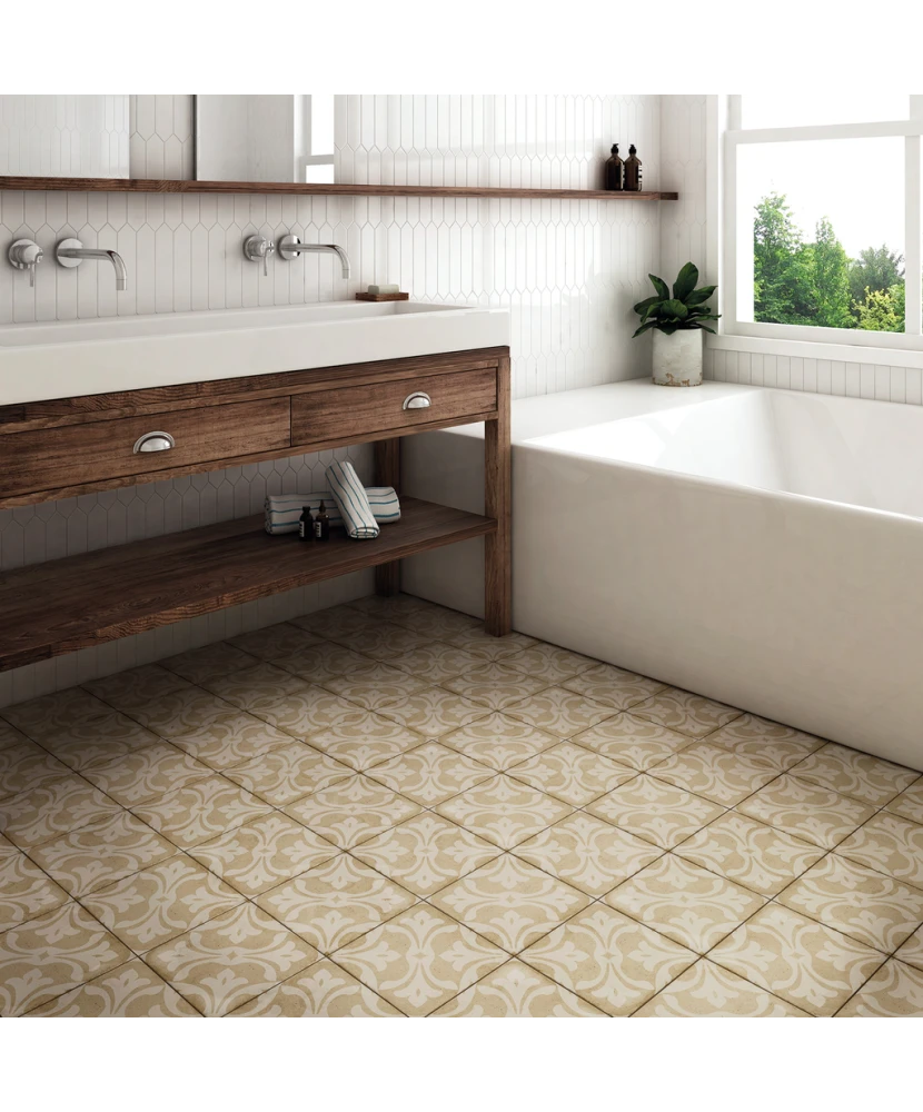 Carrelage Arrow Pure White 5x25 cm - vue d’ambiance 3