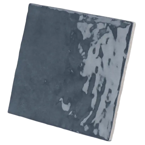 Carrelage La Riviera Blue Reef 13,2x13,2 cm - vue latérale du carreau
