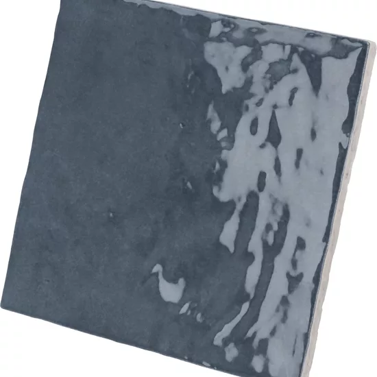 Carrelage La Riviera Blue Reef 13,2x13,2 cm - vue latérale du carreau
